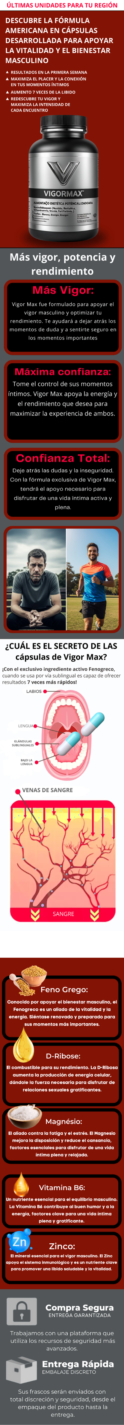 VIGOR MAX  Últimas unidades